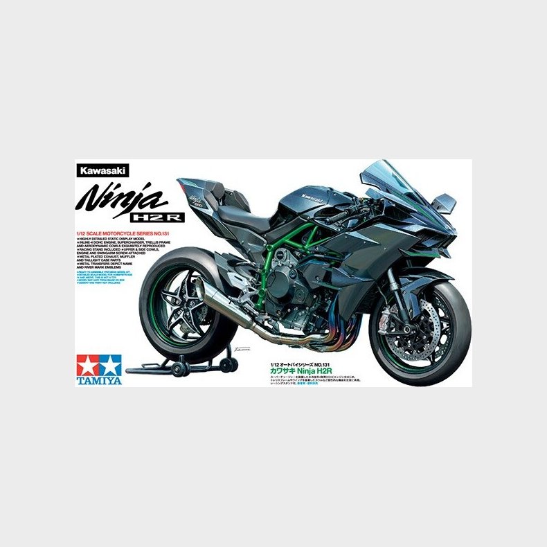 Tamiya - Kawasaki Ninja H2r Motorcykel Byggest - 1:12 - 14131