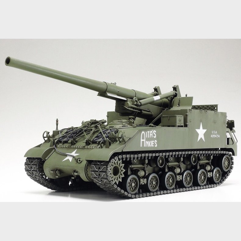 Tamiya - M40 Self Propelled 155mm Gun Byggest - 1:35 - 35351