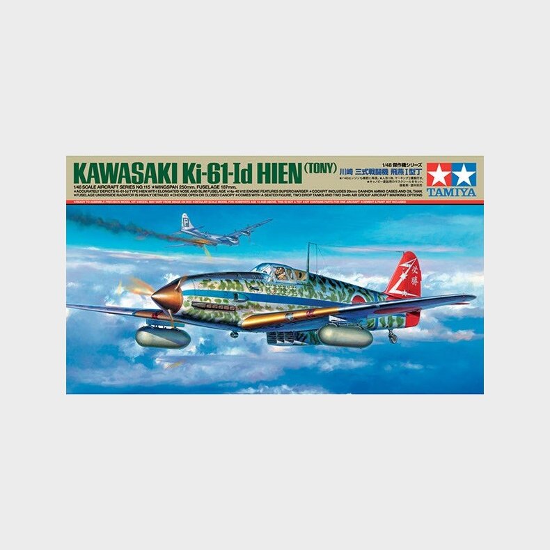 Tamiya - Kawasaki Ki-61-id Hien Tony Fly Byggest - 1:48 - 61115