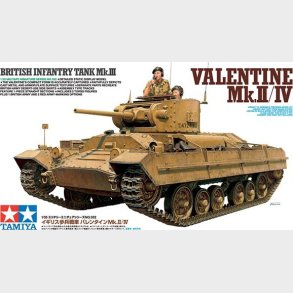 Tamiya - British Infantry Tank Mk.iii Valentine Mk.ii/iv Byggest - 1:35 - 35352