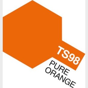 Tamiya Spraymaling - Ts-98 Pure Orange Gloss - 85098