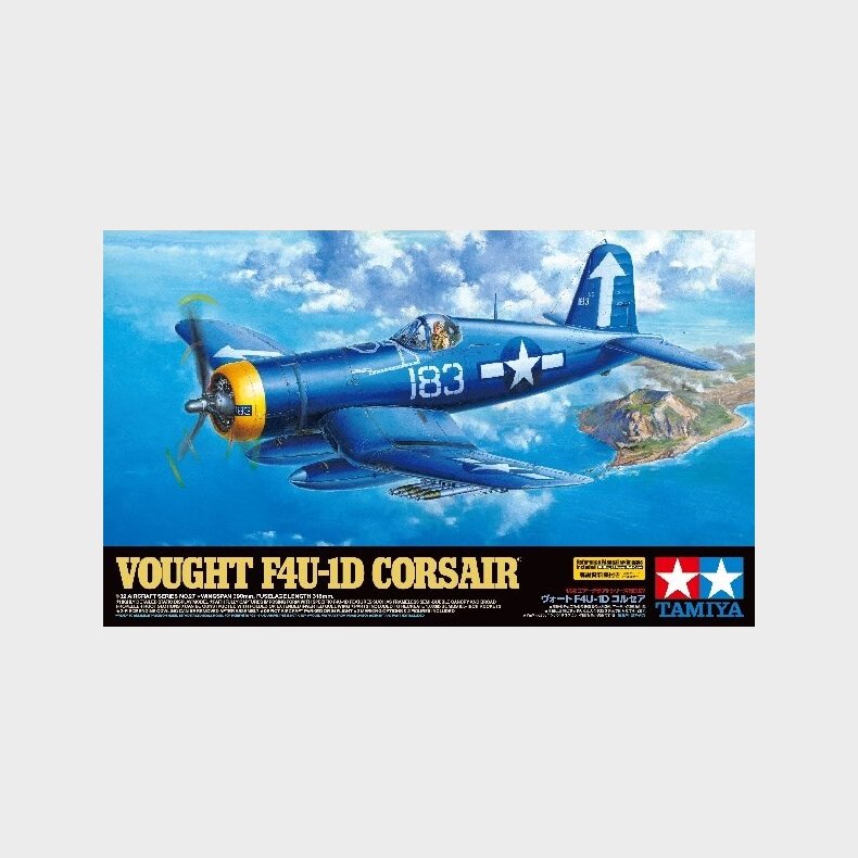 Tamiya - Vought F4u-1d Corsair Modelfly Byggest - 1:32 - 60327
