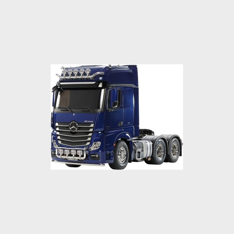 Tamiya - Rc Mercedes Actros 3363 Fjernstyret Lastbil Byggest - Bl - 1:14 - 56354