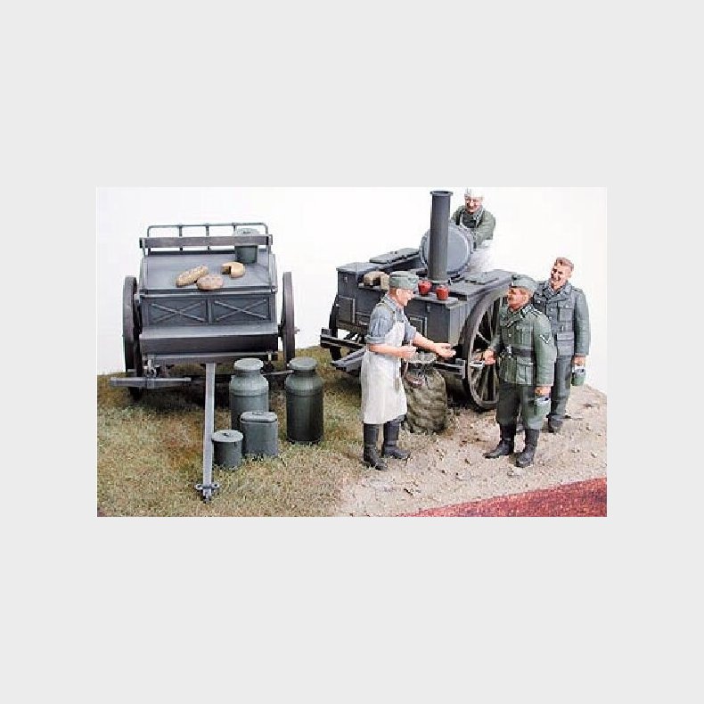 Tamiya - Feldk&uuml;che Field Kitchen Scenery - Model Figurer - 1:35 - 35247