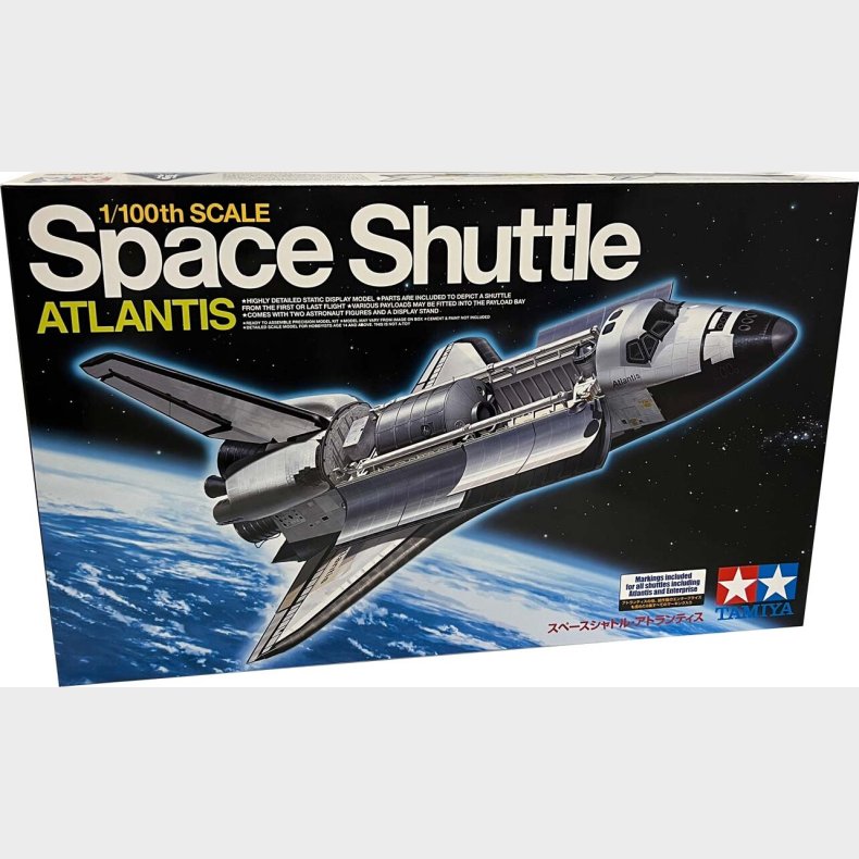 Tamiya - Space Shuttle Atlantis Rumskib Byggest - 1:100 - 60402