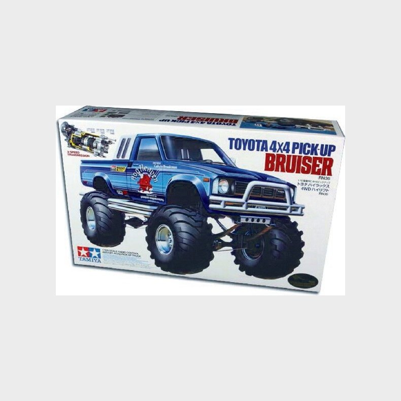 Tamiya - Rc Toyota Bruiser Fjernstyret Bil Byggest - 1:10 - 58519