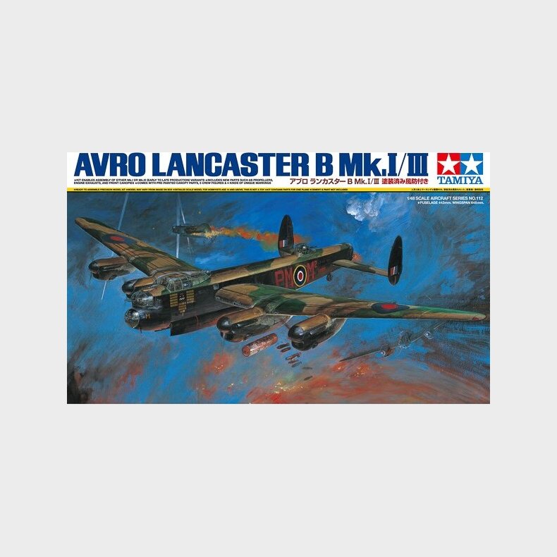 Tamiya - Avro Landcaster B Mk.i/iii Fly Byggest - 1:48 - 61112