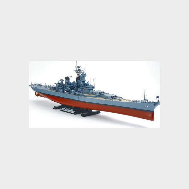 Tamiya - New Jersey U.s. Battleship Bb-62 Byggest - 1:350 - 78028