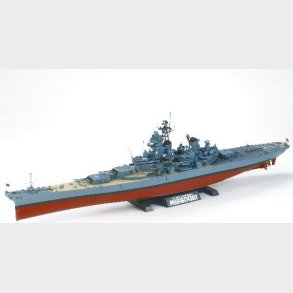 Tamiya - Missouri U.s. Battleship Bb-63 Circa 1991 Byggest - 1:350 - 78029
