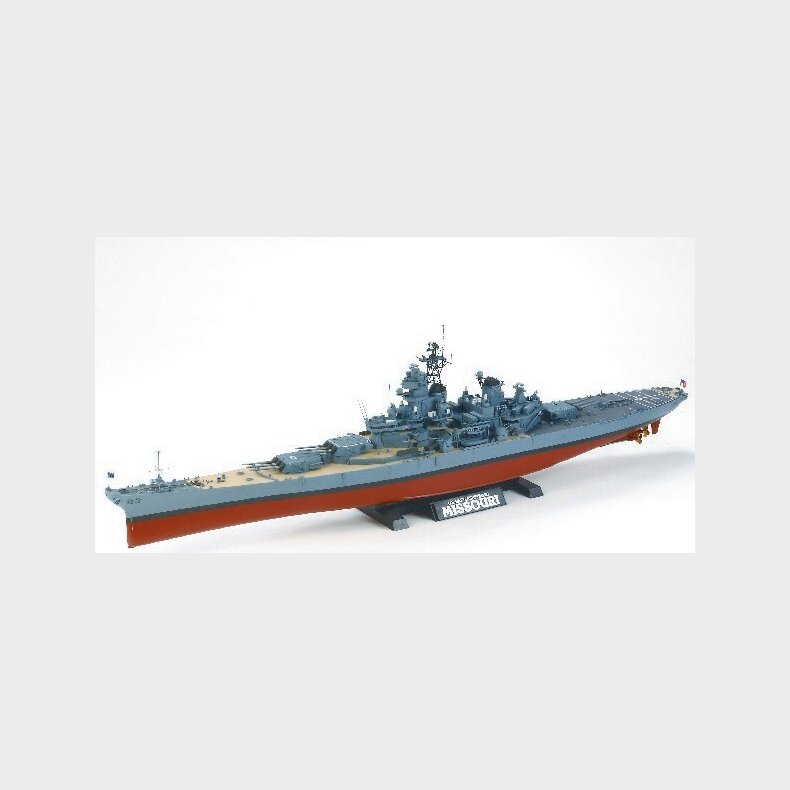 Tamiya - Missouri U.s. Battleship Bb-63 Circa 1991 Byggest - 1:350 - 78029