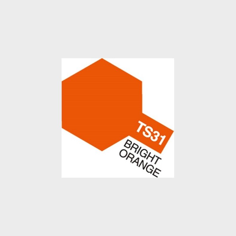 Tamiya Spraymaling - Ts-31 Bright Orange Gloss - 85031