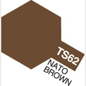 Tamiya Spraymaling - Ts-62 Nato Brown Flat - 85062