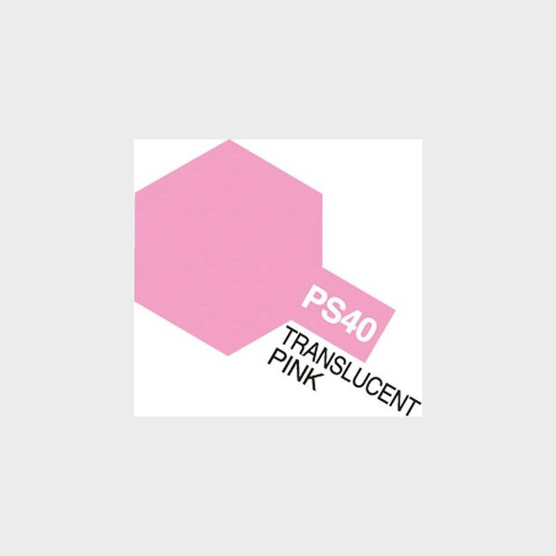 Tamiya Spraymaling - Ps-40 Translucent Pink - 86040
