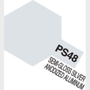 Tamiya Spraymaling - Ps-48 Semi-gloss Silver Anodized Aluminum - 86048