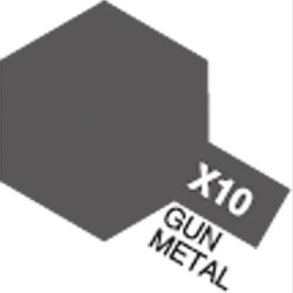 Tamiya - Acrylic Mini - X-10 Gun Metal Gloss 10 Ml - 81510