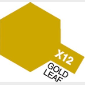 Tamiya - Acrylic Mini - X-12 Gold Leaf Gloss 10 Ml - 81512