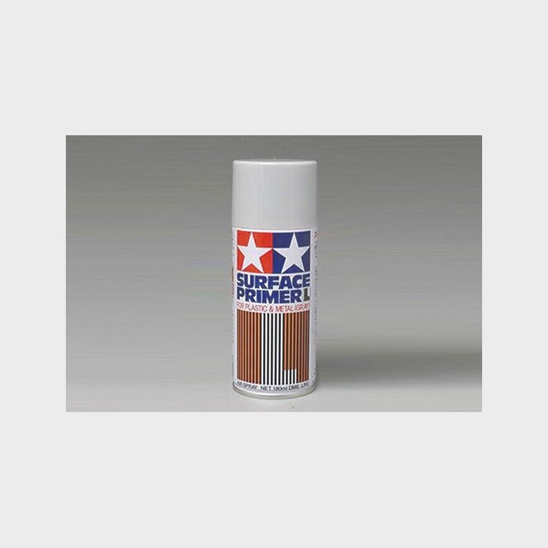 Tamiya - Surface Primer Spray L - Gray 180 Ml - 87042