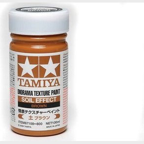 Tamiya - Diorama Texture Paint Soil - Brown 100 Ml - 87108
