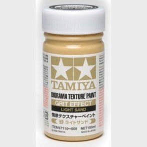 Tamiya - Diorama Texture Paint Grit - Light Sand 100 Ml - 87110