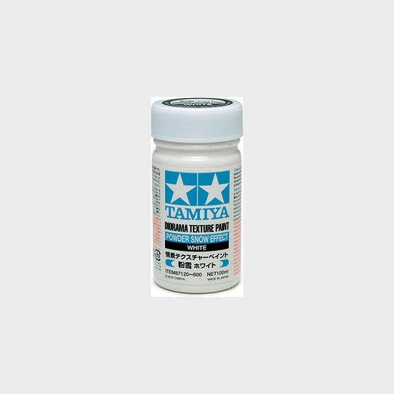 Tamiya - Diorama Texture Paint Powder Snow - White  100 Ml - 87120