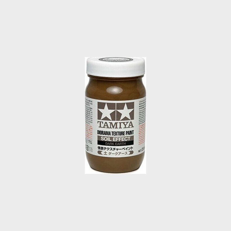 Tamiya - Diorama Texture Paint Soil - Dark Earth 250 Ml - 87121