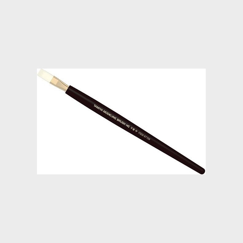 Tamiya - Modeling Brush Hg Flat Brush - Medium - 87159