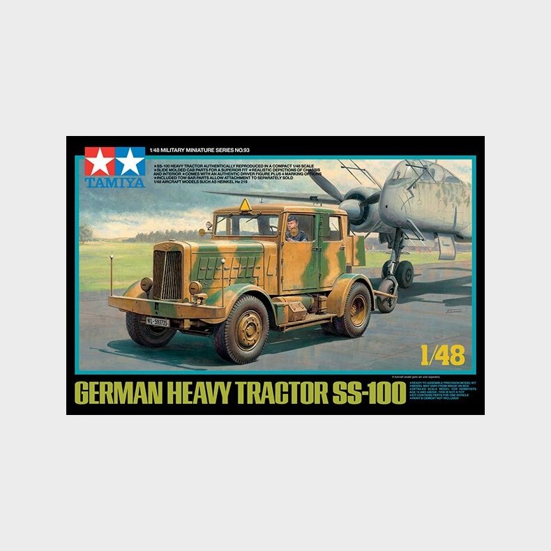 Tamiya - German Heavy Tractor Ss-100 - 1/48 - 32593