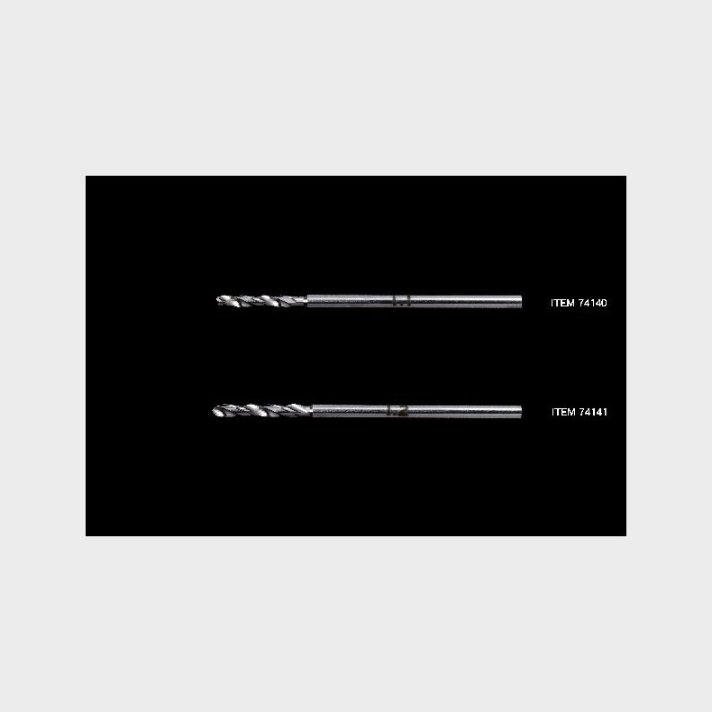 Tamiya - Drill Bit - Fine Pivot - 1,2 Mm - Shank 1,5 Mm - 74141