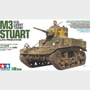 Tamiya - M3 Stuart U.s. Light Tank Late Byggest - 1:35 - 35360