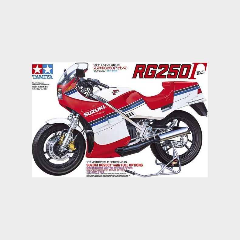 Tamiya - Suzuki Rg250 Gamma Full Options Byggest - 1:12 - 14029