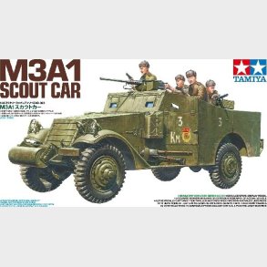 Tamiya - M3a1 Scout Car Byggest - 1:35 - 35363