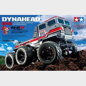 Tamiya - Rc Dynahead 6x6 G6-01tr Fjernstyret Truck Byggest - 1:18 - 58660