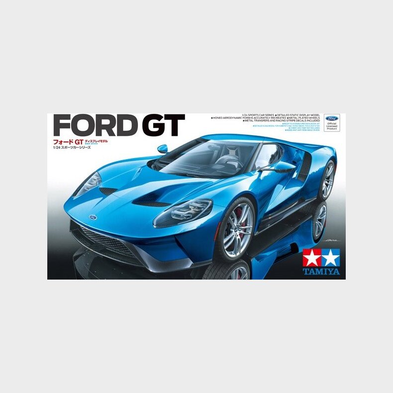 Tamiya - Ford Gt Modelbil Byggest - 1:24 - 24346