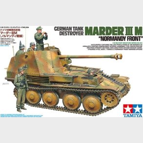 Tamiya -  Marder Iii M Normandy Tank Byggest - 1:35 - 35364