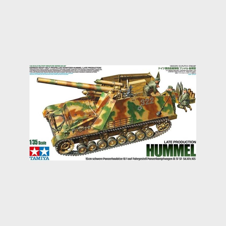 Tamiya - Hummel Late Production Tank Byggest - 1:35 - 35367
