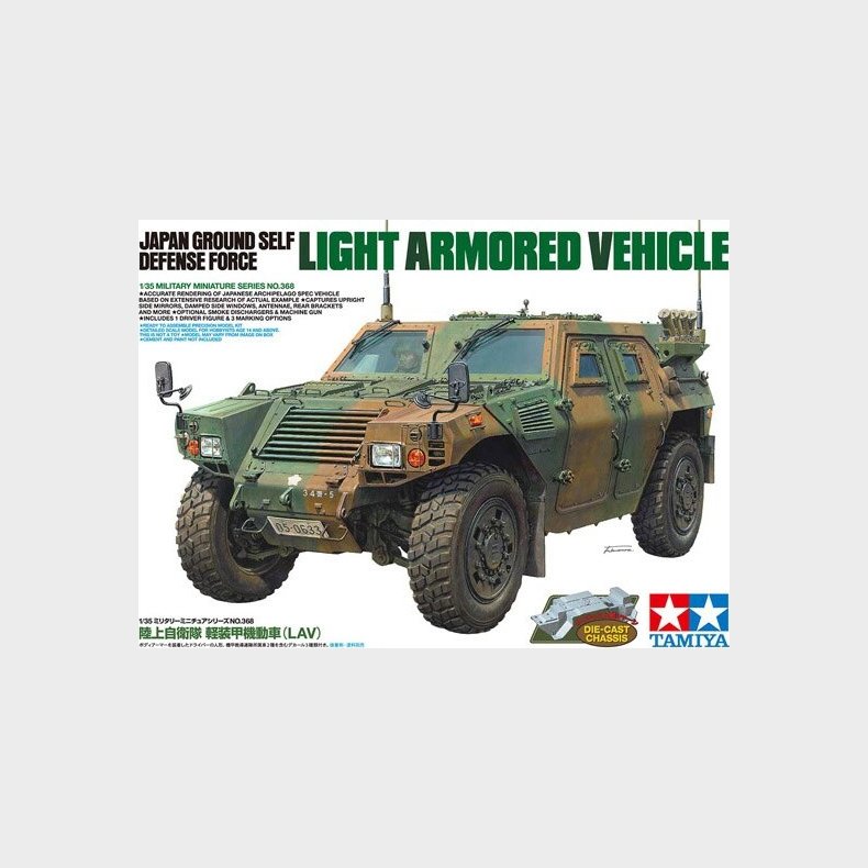 Tamiya - Jgsdf Light Armored Vehicle Byggest - 1:35 - 35368