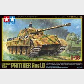 Tamiya - Panther Ausf.d German Tank Byggest - 1:48 - 32597