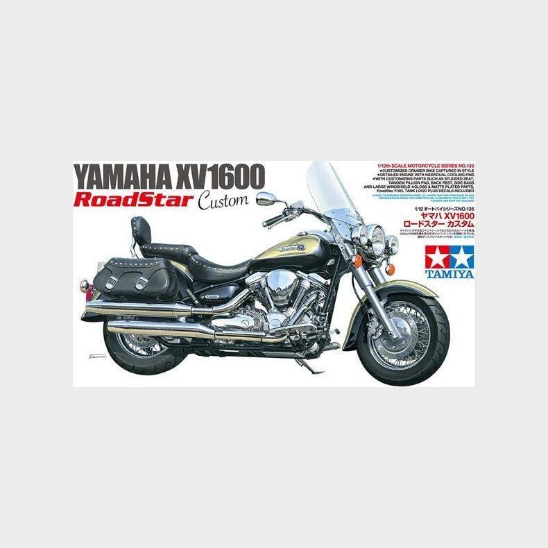 Tamiya - Yamaha Xv1600 Road Star Custom Byggest - 1:12 - 14135