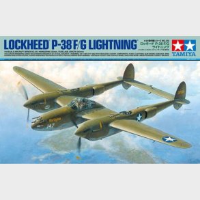 Tamiya - Lockheed P-38f/g Lightning Fly Byggest - 1:48 - 61120