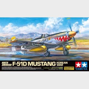 Tamiya - F-51d Mustang Korean War Fly Byggest - 1:32 - 60328