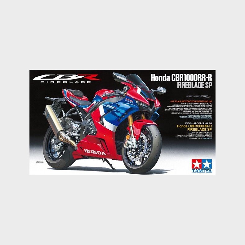 Tamiya - Honda Cbr1000rr-r Fireblade Sp Byggest - 1:12 - 14138
