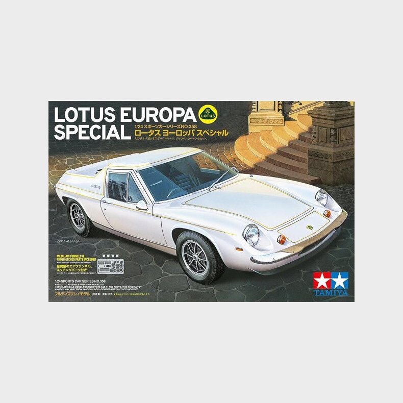 Tamiya - Lotus Europa Special Modelbil Byggest - 1:24 - 24358