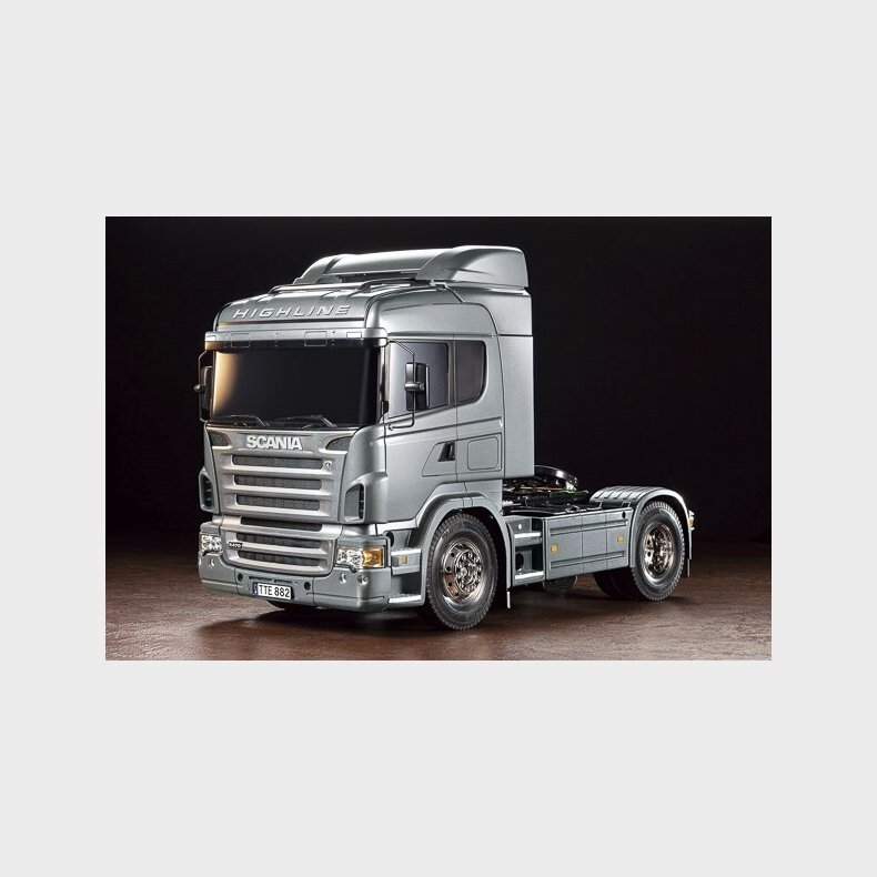 Tamiya - Rc Scania R470 Silver Edition Fjernstyret Lastbil Byggest - 1:14 - 56364