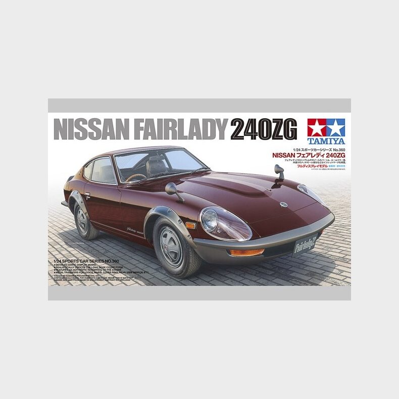 Tamiya - Nissan Fairlady 240zg Modelbil Byggest - 1:24 - 24360