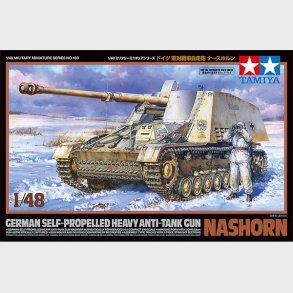 Tamiya - Nashorn Self-propelled Heavy Anti-tank Gun Byggest - 1:48 - 32600