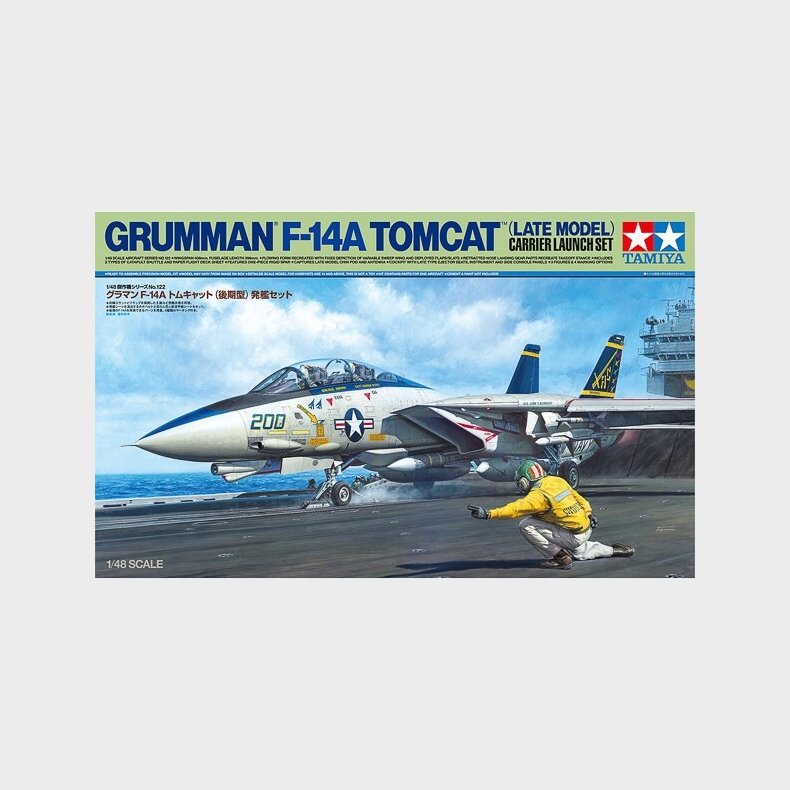 Tamiya - Grumman F-14a Tomcat Late Model Byggest - 1:48 - 61122