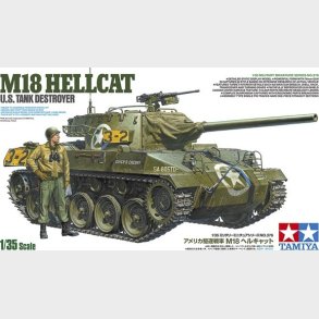 Tamiya - M18 Hellcat U.s. Tank Destroyer Byggest - 1:35 - 35376