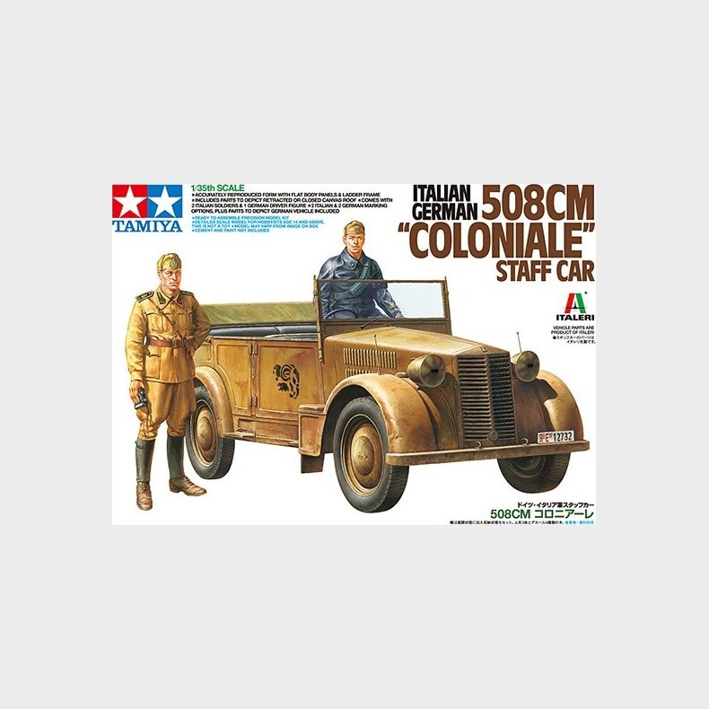 Tamiya - Italian German 508cm Coloniale Byggest - 1:35 - 37014