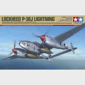 Tamiya - Lockheed P-38j Lightning Fly Byggest - 1:48 - 61123