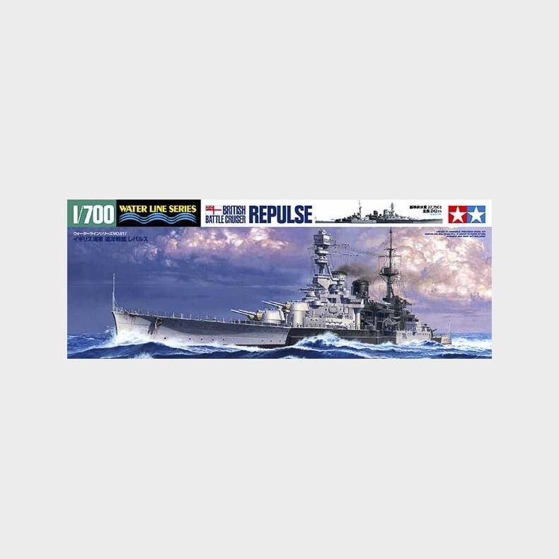 Tamiya - Repulse British Battle Cruiser Byggest - 1:700 - 31617